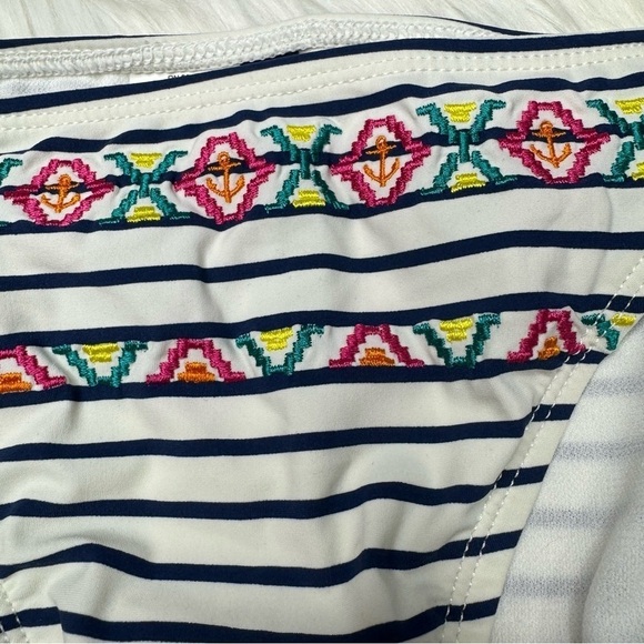 NWT Sperry Top Sider Embroidered String Bikini Bottom XS - Picture 2 of 9